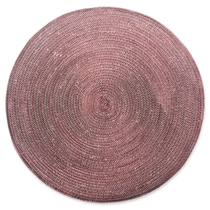 Shine Round Woven Placemat Bed Bath and Beyond Canada