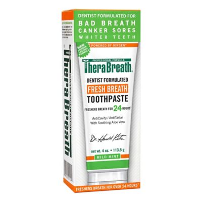 Dr. Katz TheraBreath 4 oz. Fresh Breath Oxygenating Toothpaste