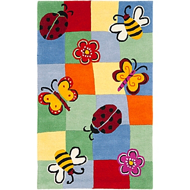 Safavieh Kids Garden Critters Multicolor Rug. View a larger version of this product image.