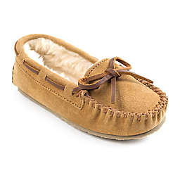 Minnetonka® Size 2 Cassie Kid's Slippers in Cinnamon