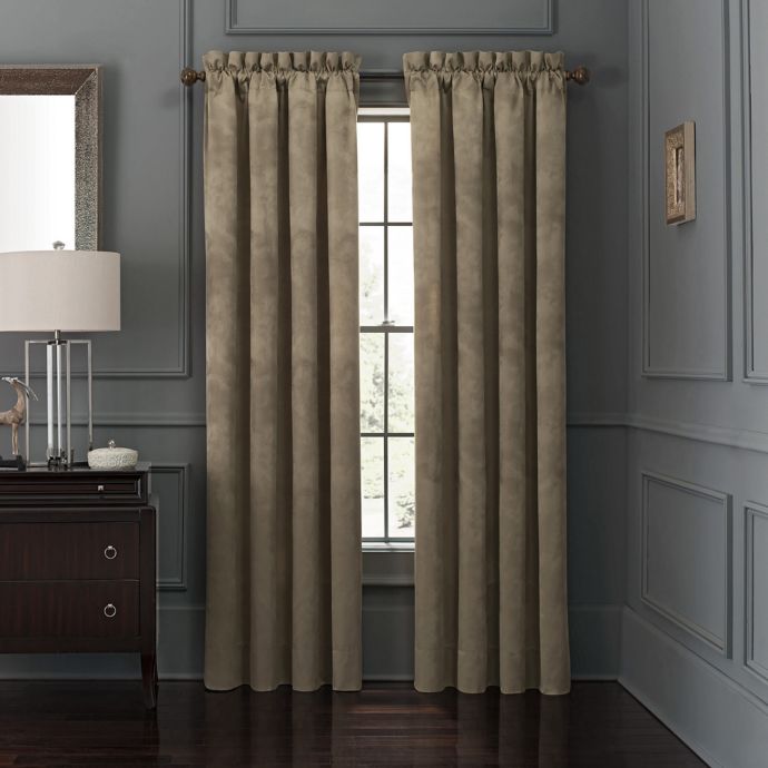 Waterford Amarah 84 Inch Rod Pocket Window Curtain Panel Pair In