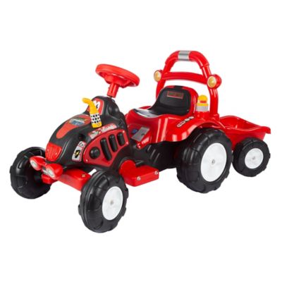 battery operated ride on tractor