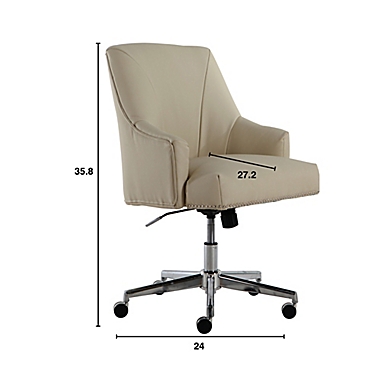 Serta&reg; Leighton Upholstered Office Chair. View a larger version of this product image.