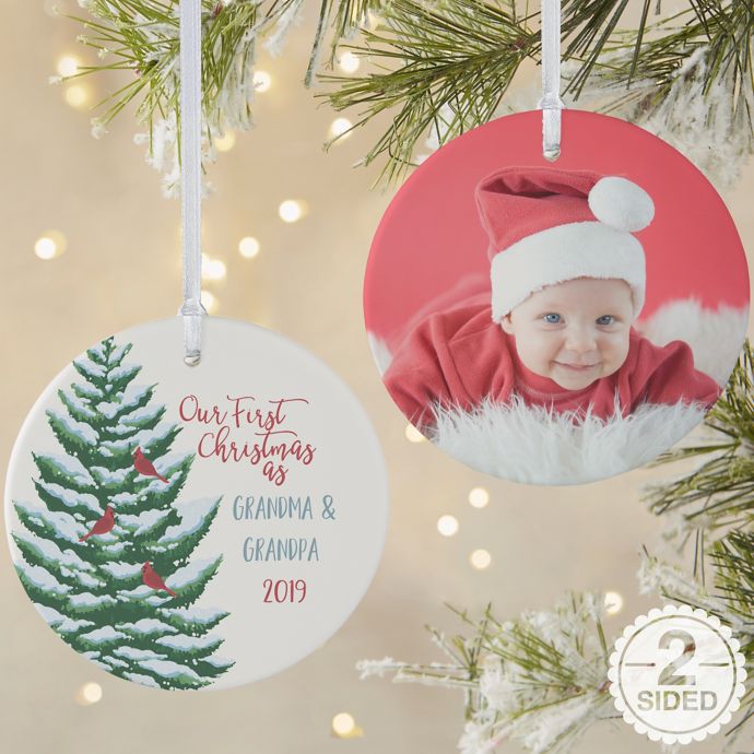 Grandparent's 1st Christmas Personalized Ornament | buybuy ...