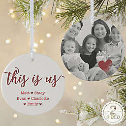 This Is Us Personalized Ornament- Small