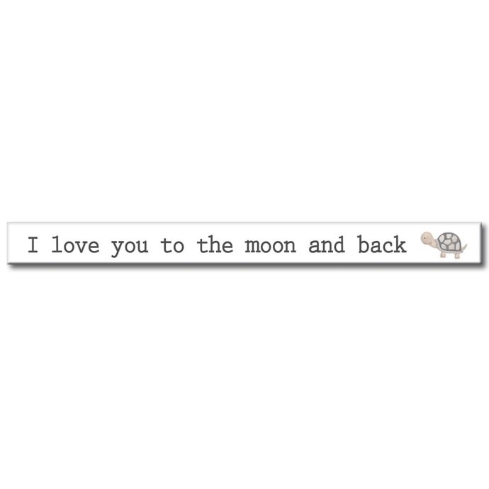 I Love You To The Moon And Back 1 5 Inch X 16 Inch Wood Wall Art