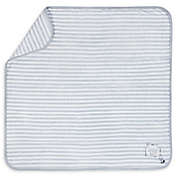 Gerber&reg; Striped &quot;Adventure Awaits&quot; Organic Cotton Blanket in Grey/Ivory
