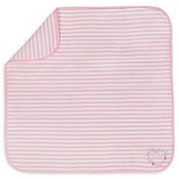 Gerber® Striped "Love" Organic Cotton Blanket in Pink