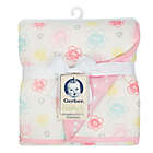 Alternate image 1 for Gerber&reg; Flowers and Hearts Organic Cotton Blanket in Pink