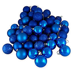 Northlight® 36-Pack Christmas Ball Ornaments in Blue