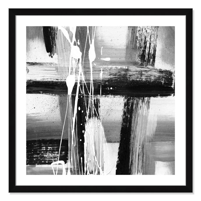 Modern Expression Ii 33 Inch X 33 Inch Framed Wall Art In Black