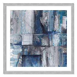Patchwork Abstract II 33-Inch x 33-Inch Framed Wall Art