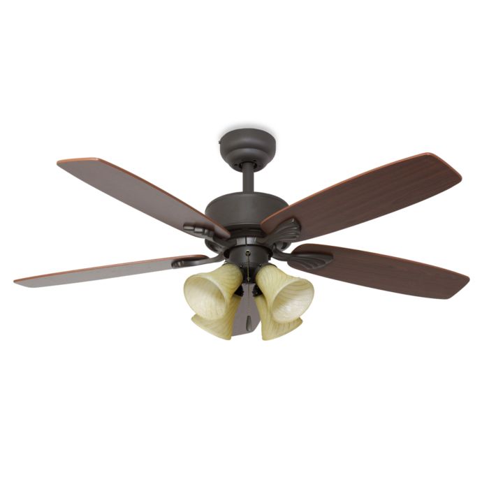 Philmont 52 Inch 4 Light Ceiling Fan In Bronze