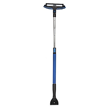 2-Piece Telescopic Snow Scraper Set in Blue. View a larger version of this product image.