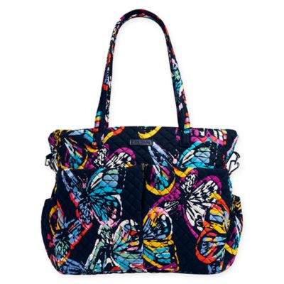 vera bradley butterfly luggage