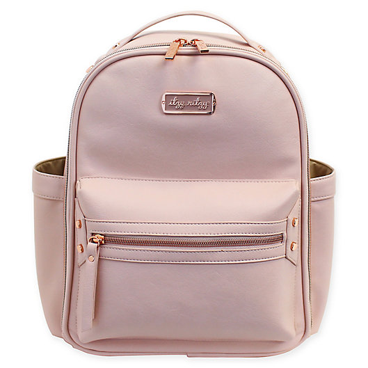 Alternate image 1 for Itzy Ritzy® Mini Backpack Diaper Bag in Blush