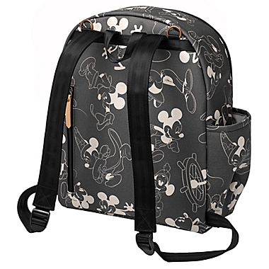 Petunia Pickle Bottom&reg; Mickey Mouse Ace Diaper Bag Backpack in Black. View a larger version of this product image.