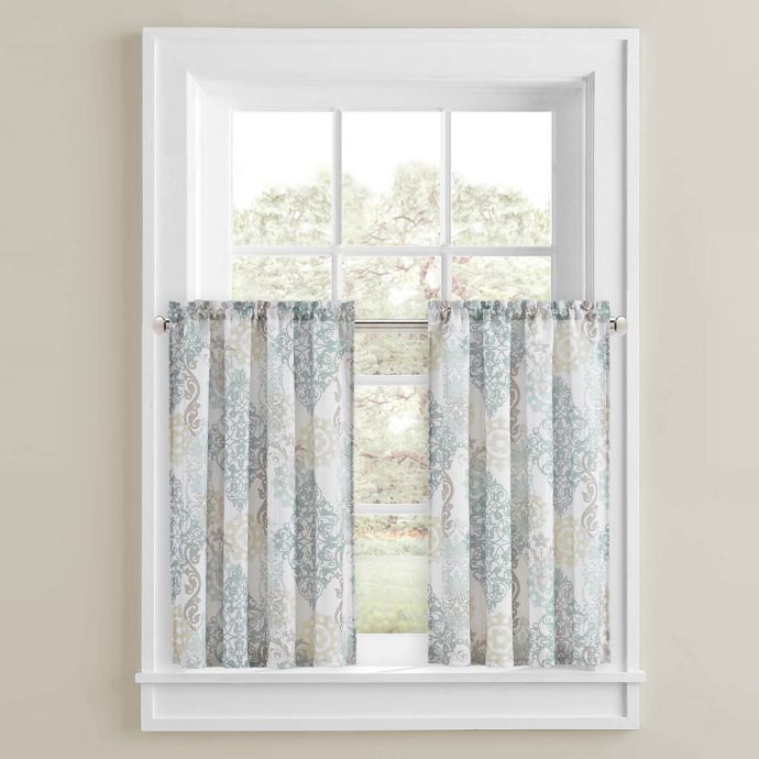 Galileo 45 Inch Window Curtain Pair In Spa Bed Bath Beyond