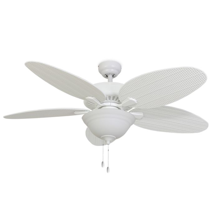 52 Inch Coconut Grove Bowl Light White Ceiling Fan Bed Bath Beyond