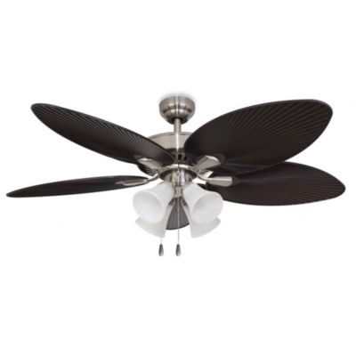 52 Inch Simonton 4 Light Brushed Nickel Ceiling Fan