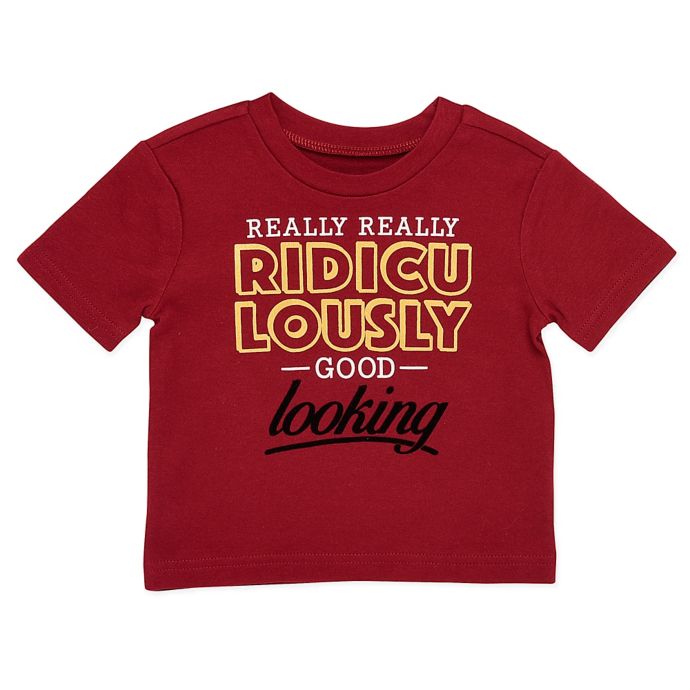 Bwa Really Really Ridiculously Good Looking T Shirt In Burgundy Buybuy Baby