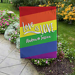 Love Is Love Personalized Garden Flag