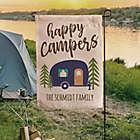 Alternate image 0 for Happy Campers Personalized Camping Flag