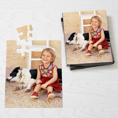 Personalized 25-Piece Pet Photo Puzzle - Vertical