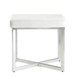 White Vanity Stool Bed Bath Beyond