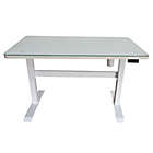 Alternate image 2 for Adjustable Height Smart Desk in White