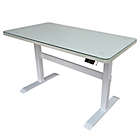 Alternate image 3 for Adjustable Height Smart Desk in White