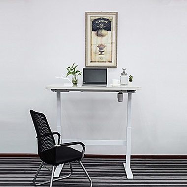 Adjustable Height Smart Desk in White. View a larger version of this product image.