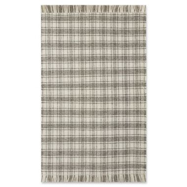 Bee &amp; Willow&trade; Camden Plaid Rug in Grey/Ivory. View a larger version of this product image.