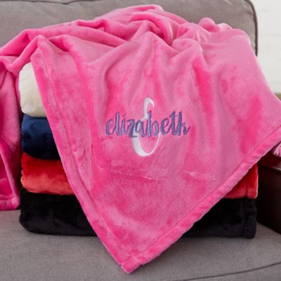 Playful Name For Her Personalized Fleece Blanket
