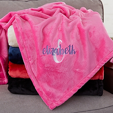 Playful Name For Her Personalized Fleece Blanket. View a larger version of this product image.