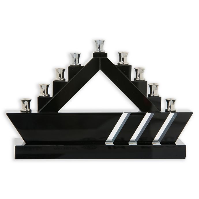 Elements Hanukkah Menorah in Black Bed Bath & Beyond