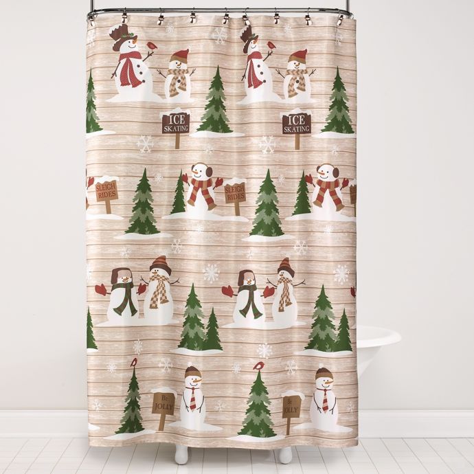 Snow Friends Shower Curtain Collection Bed Bath Beyond