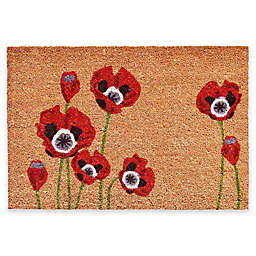 Calloway Mills Poppies 24" x 36" Multicolor Coir Door Mat