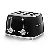 SMEG 4-Slice Toaster in Black