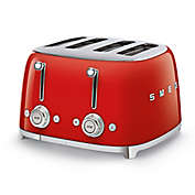 SMEG 4-Slice Toaster in Red