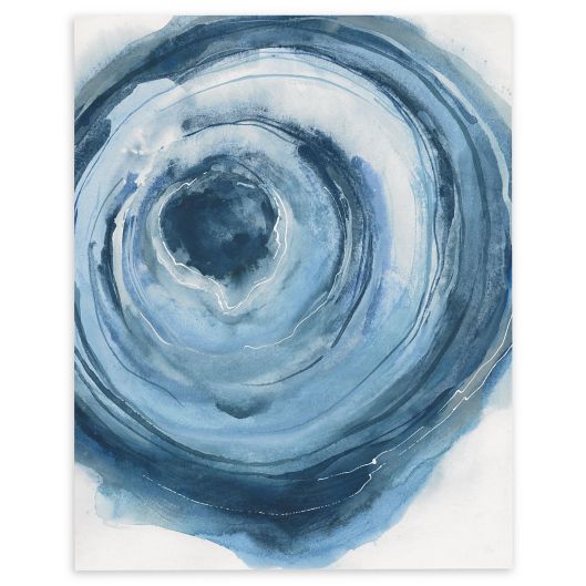 Watercolor Geode Ii Canvas Wall Art In Blue | Bed Bath & Beyond