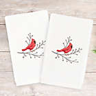 Alternate image 1 for Linum Home Christmas Cardinal Hand Towels (Set of 2)