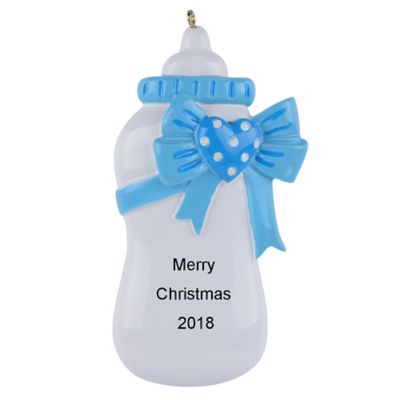 baby bottle ornament