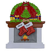 Maxora Fireplace Stockings Christmas Ornament