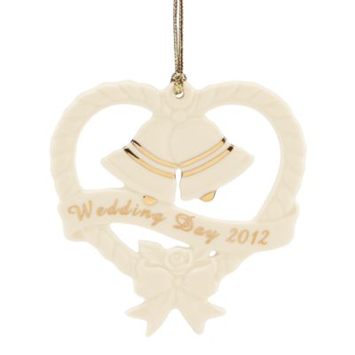 wedding bell christmas ornament