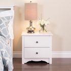 Alternate image 1 for Monterey 2-Drawer Nightstand in White