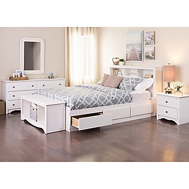 Monterey 2-Drawer Nightstand in White. View a larger version of this product image.