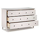 Alternate image 2 for Forest Gate 6-Drawer Solid Wood Dresser in White