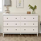 Alternate image 7 for Forest Gate 6-Drawer Solid Wood Dresser in White