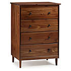 Alternate image 0 for Forest Gate 4-Drawer Solid Wood Dresser in Walnut